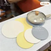 【松果購物】(台中 可愛小舖)矽膠隔熱墊16CM 隔熱墊 防滑墊 杯墊 瀝水墊 矽膠隔熱墊 雙面隔熱 矽膠餐墊 防燙 隔熱餐墊
