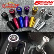 SPOON Sports 5/6速汽車改裝排擋頭 鋁合金手動擋檔把頭 適用本田飛度GK5思域波棍頭