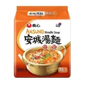 【NONG SHIM 農心】農心安城湯麵4入(500g)
