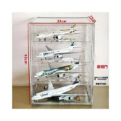 (店+)【含稅/免運】 1:400/1:200 飛機模型展示櫃 收納盒 盲盒防塵透明收納盒