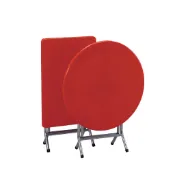 【上丞家具】785-16 紅色纖維合桌🎁台中出貨 辦桌用桌 拜拜桌 折合桌 多功能桌 供桌 合桌 圓桌 餐桌