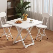 (店+)免運 折疊桌子簡易出租屋小戶型2人餐桌家庭多功能80x80方型飯桌商用