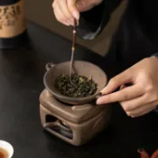 全球選品1館 生活百貨 禪意古風陶瓷家用焙茶烤茶器炒茶溫茶器加熱茶葉燒烘茶爐蠟燭底座