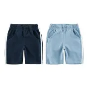 【Baby 童衣】美式休閒彈性五分褲 夏季純棉運動短褲 88134(共2色)
