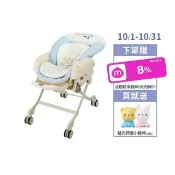 【Combi官方直營】Letto ST 藍色巴黎_電動(安撫餐搖椅)