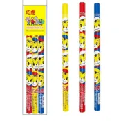 (店+)巧虎 2B學前鉛筆3入(學齡大三角 木頭鉛筆 幼兒初學 寫字筆 粗三角鉛筆)