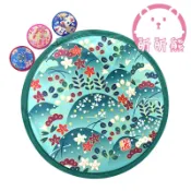 折疊圓扇 日本折疊扇子 慢回彈記憶鋼絲 折疊圓扇 和風折扇 便攜手持扇 沙灘飛盤扇 SG274 折疊扇 夏天扇子K