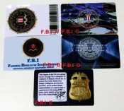 【狐狸軍品店】 FBI 聯邦調查局 ID 卡貼