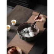 粗陶茶洗缸 大號茶渣缸 復古茶盂 茶道器具 陶瓷茶具 廢水缸 茶道必備 手工製陶