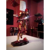 清倉 【復仇聯盟】    漫威HT1比6  4hottoys 鋼鐵人 MK42   發光合金  43  模型手辦玩具
