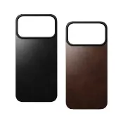 【NOMAD】iPhone 18/17 Pro | iPhone 18/17 Pro Max｜Magnetic 全真皮磁吸版(Horween)-棕色/黑色