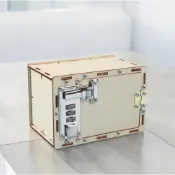 (店+)科學教育DIY材料包｜兒童科學實驗玩具・動手組裝益智模型・親子互動教具 機械密碼箱