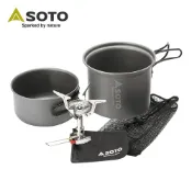 日本 SOTO   攻頂登山爐組 SOD-320CC