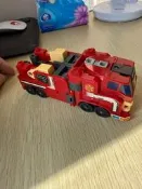 【美智子】勇者特急DX 日版 防衛列車 消防車 缺雲梯 成色如圖