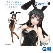 TAITO 太東 青春豬頭少年系列 Coreful 櫻島麻衣 兔女郎ver. 再販 兔女郎 景品 公仔 模型 人偶 Q哥