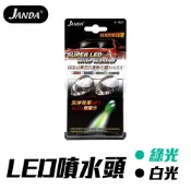【JANDA】LED雨刷噴水頭燈(兩色)