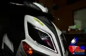 GAMMAS-HID GMS 台中廠 SYM JET POWER EVO 合法 認證 魚眼 大燈 HID 光圈 導光