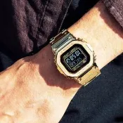 【CASIO 卡西歐】G-SHOCK 經典系列 太陽能 電波錶 藍芽 男錶 手錶(GMW-B5000GD-9)