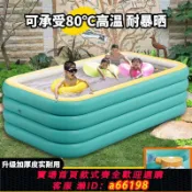 什物集 【台灣公司 可開發票】成人超大號充氣游泳池兒童家用大型戶外寶寶水池嬰兒海洋球池加厚