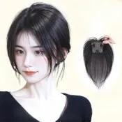 【巴黎精品】KC精品 女假髮片中長髮整頂假髮透氣輕量隱形增髮量自然遮白髮-柔順微捲長馬尾4色k2ab57