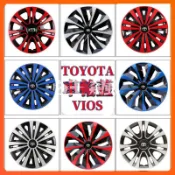 【台灣出貨】一組四入TOYOTA輪胎蓋14吋15吋鋁圈VIOS輪轂蓋YARIS輪框蓋COROLLA車輪蓋altis輪圈蓋