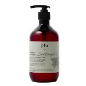 【康是美官方網購】PLU 精油舒緩沐浴露-羅勒鞍樹 500ml