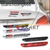 萬物優選鋪 台灣現貨5D厚標 GR SPORT 汽車標誌鋁貼紙裝飾後尾車身側標適用於豐田 GAZOO Levin Corolla C