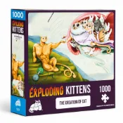 【Asmodee桌遊】爆炸貓1000片拼圖｜貓的創世紀｜Exploding Kittens Puzzle｜米開朗基羅