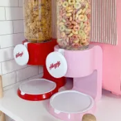 kellogg's麥片機穀物分配器密封自助餐單頭分離器透明儲物罐