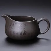 祥業原礦中式紫砂公道杯功夫茶具配件手工茶海紫泥公杯分茶器普洱