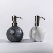 -【奇鈺家居】大理石圓球乳液罐 / 洗手乳罐 (250ml)