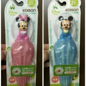 EDISON 迪士尼 幼兒學習筷 米奇 米妮 附盒 右手 日本代購