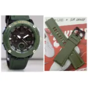 G 衝擊錶帶 Prg-600 卡西歐 G 衝擊 GA2000 錶帶獎勵筆