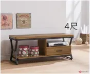 【全台傢俱】BL-22 工業風 集成材 4尺電視櫃 台灣製造 傢俱工廠直營