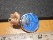 RG5休閒部門 金屬製1/6藍銀色YOU款扇子一個 mini模型