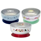 (店+)【Baby City 娃娃城】學習吸盤碗 米奇米妮/三麗鷗/大耳狗 (不鏽鋼吸盤碗/雙層隔熱/吸盤設計/寶寶吸盤碗；寶寶共和國)