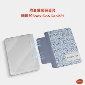Twosheep保護套適用於文石 Boox Go6 GenII Gen2 Poke7 Poke6磁吸分離休眠殼碎花筆記本