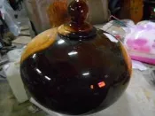 100%全台灣黑檀(相思木)招財聚寶盆閃花特價出清僅此1組買到賺到