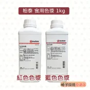 【柚子烘焙食品】柏泰 食用色漿 1kg 紅色 藍色 食用色素 食用色漿 食品添加物 柏泰色漿 色素 烘焙 食品 調色色漿