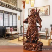 關公 武財神 關羽 關公擺飾 關聖帝君 招財 擺件 鎮宅 九龍關羽武財神爺關二爺客廳招財家居裝飾品關公擺件供奉像