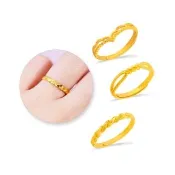【金緻品】9999黃金戒指 0.5錢 多選(事業戒 純金女戒子 招財 逢貴人 防小人必備)
