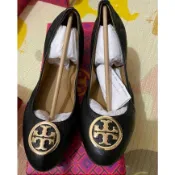 TORY BURCH TB Benton 2 旅行芭蕾 超軟皮革 大logo 女鞋