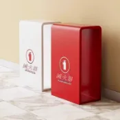 時尚家居 免運 可開發票 【滅火器箱】 不銹鋼滅火器箱2只裝酒店商場專用4/5KG滅火器收納消防器材放置箱工廠直銷 特惠/店長推薦 售後保障 全館折扣 6s411