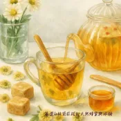 (店+)甘甜舒心養妍飲 冰糖蜂蜜菊花茶 潤喉回甘不燥熱 入口清香、回韻微甜🏵️冰糖磚 花茶磚 蜂蜜 菊花茶 蜂蜜水