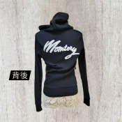 *♡*正韓What?/黑色/背後立體字母連帽外套/S-小M/二手《Anna的百寶箱》