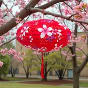 手工客家花布燈籠40CM(長橢型)/年節佈置/會場佈置/過年/燈籠/大門佈置/門聯/春聯/客家燈籠/花布燈籠/元宵節