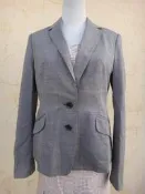 楹 ~ 正品 英倫風 KEITH 灰色 薄毛料 西裝外套 size: 40