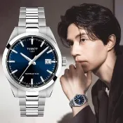 【TISSOT 天梭】紳士時尚80小時動力儲存機械錶-38mm 送禮 禮物(T1658071104100)