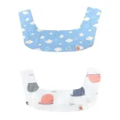 【Ergobaby】純棉磨牙墊圍兜 親子良品(雲朵/鯨魚/米色/3款可選)