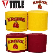 [民生拳館] Title KRONK Wraps 黃色 酒紅色 拳擊 彈性 手綁帶 4.3公尺